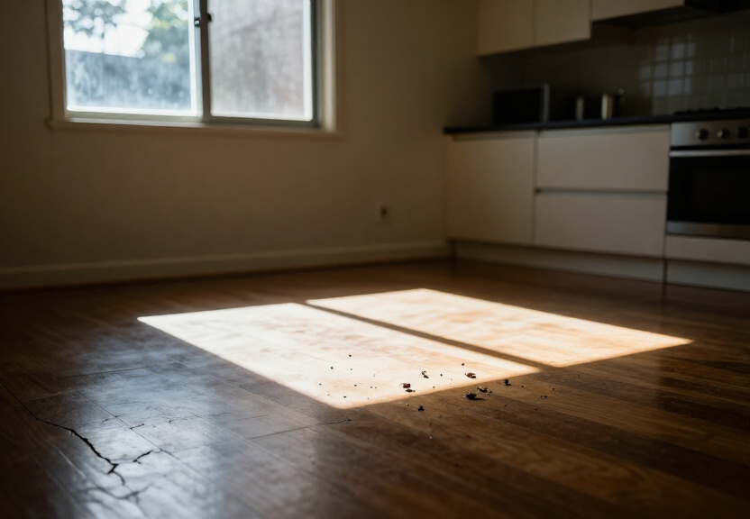 Termite damage in Eastern Creek home before treatment